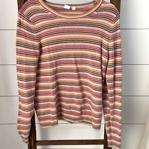 Autumn Colors Medium Gap Sweater, 50% merino extra fine wool, 50% nylon